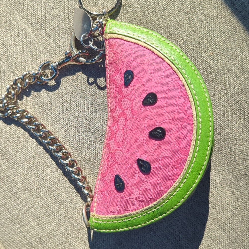 Rare Pink and Green Watermelon Coin Purse Y2K Price Firm. RESERVED. DO NOT BUY! - Picture 4 of 7
